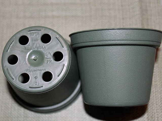 3" Round Green Tub Pot